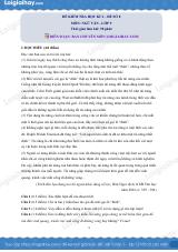 Đề thi học kì 2 Văn 9 - Đề số 8